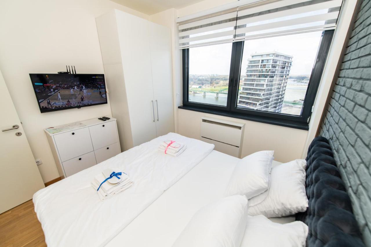 Апартаменты Modern Luxury In Belgrade Waterfront With Views Экстерьер фото