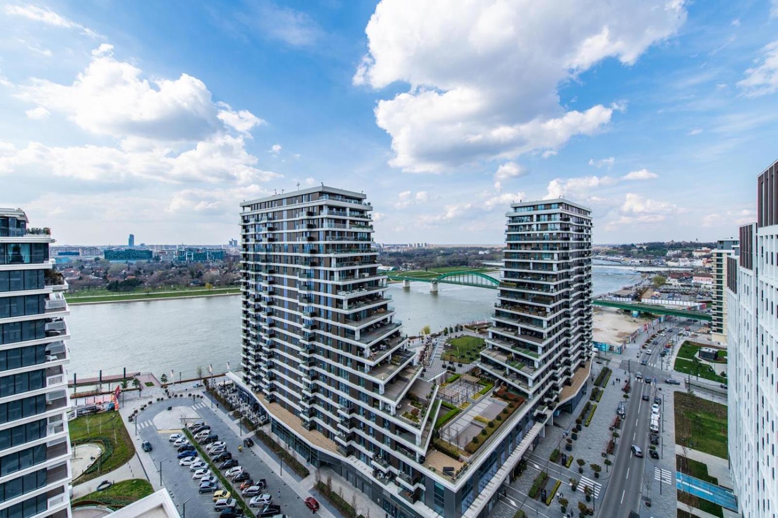 Апартаменты Modern Luxury In Belgrade Waterfront With Views Экстерьер фото